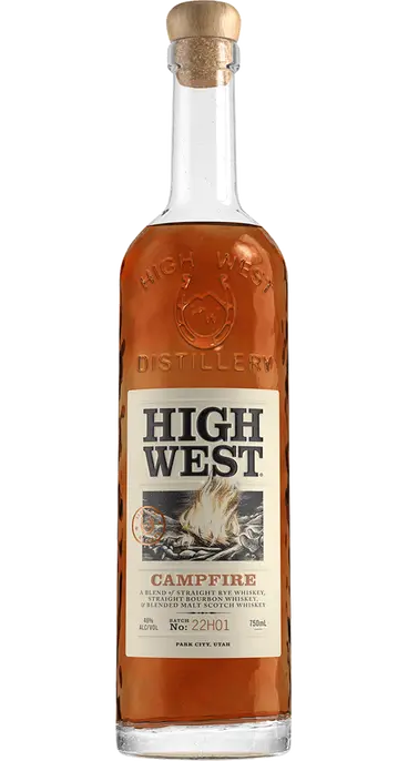HIGH WEST CAMPFIRE WHISKEY RYE UTAH 750ML