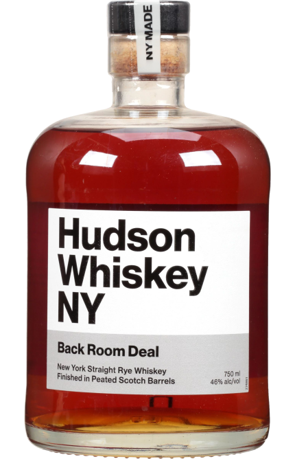 HUDSON BACK ROOM DEAL WHISKEY RYE PEATED NEW YORK 750ML
