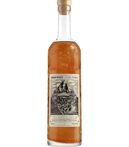HIGH WEST WHISKEY THE NOBLE SHARE FINISHED IN MARQUES DE CASA NOBLE ANEJO BARRELLS UTAH 750ML