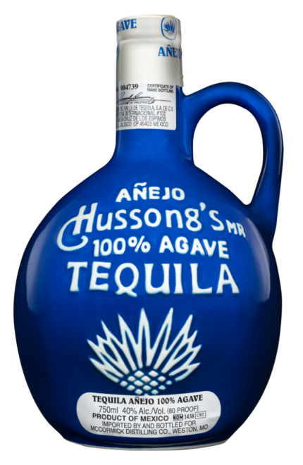 HUSSONGS TEQUILA ANEJO 750ML