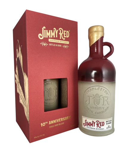 JIMMY RED BOURBON SINGLE FARM RELEASE BOTTLED IN BOND 10TH ANNIVERSARY SOUTH CAROLINA 750ML
