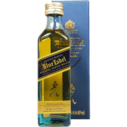 JOHNNIE WALKER SCOTCH BLENDED BLUE LABEL 50ML