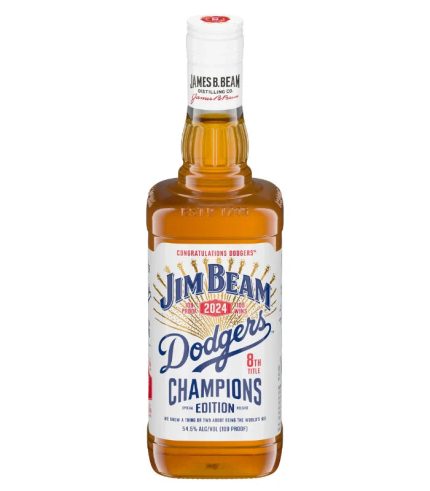 JIM BEAM BOURBON STRAIGHT LIMITED DODGERS CHAMPIONS EDITION KENTUCKY 750ML