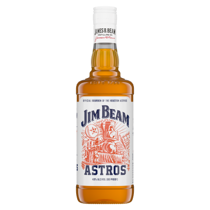 JIM BEAM BOURBON STRAIGHT LIMITED HOUSTON ASTROS EDITION KENTUCKY 750ML