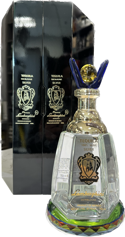 LAMBORGHINI TEQUILA SILVER WITH GIFT BOX 750ML