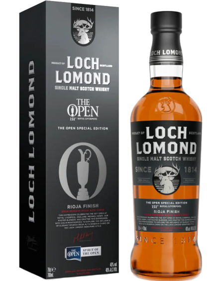 LOCH LOMOND THE OPEN 151 ROYAL LIVERPOOL EDITION SCOTCH SINGLE MALT RIOJA FINISH 750ML