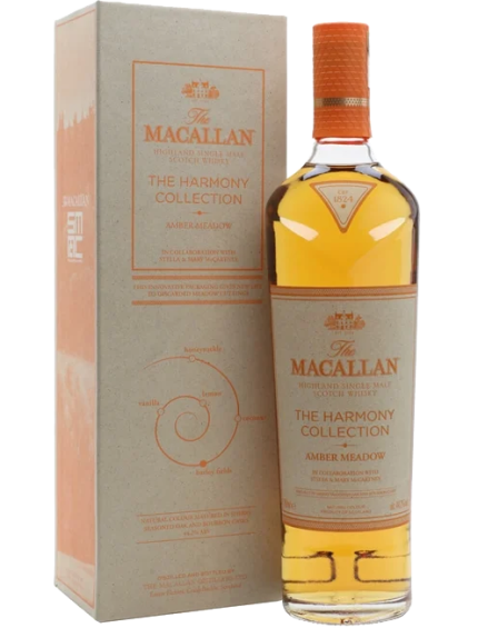 MACALLAN SCOTCH SINGLE MALT THE HARMONY AMBER MEADOW COLLECTION HIGHLAND 750ML