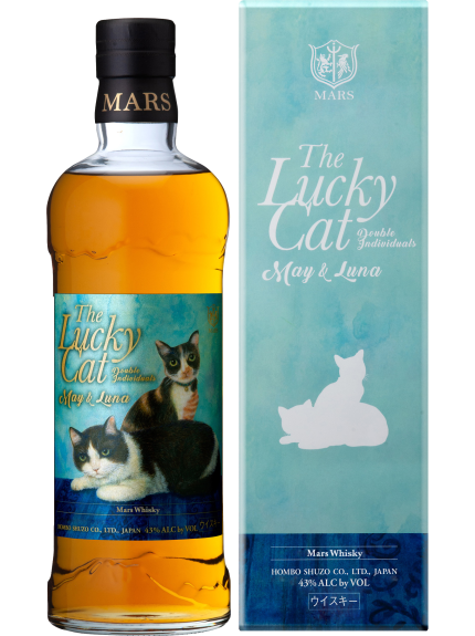 MARS WHISKY THE LUCKY CAT DOUBLE INDIVIDUALS MAY AND LUNA EDITION JAPAN 700ML