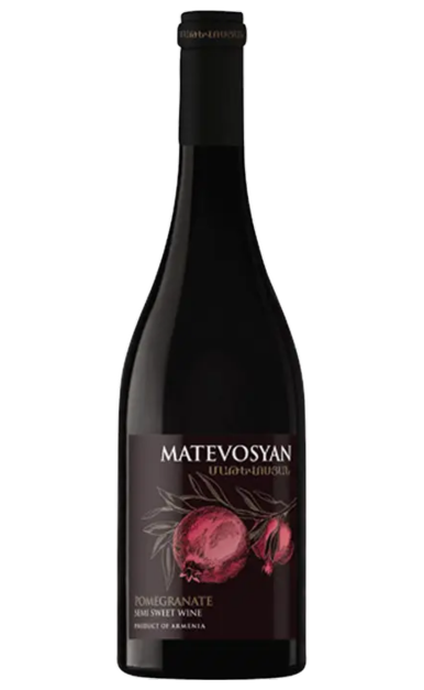 MATEVOSYAN POMEGRANATE WINE SEMI SWEET ARMENIA 750ML