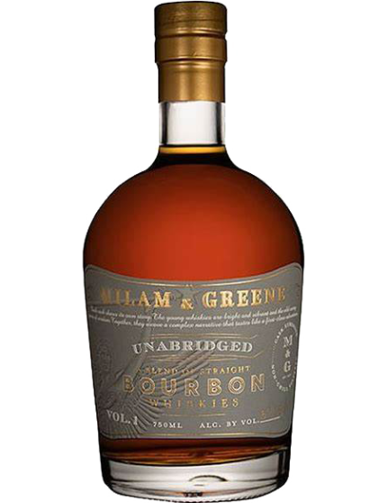 MILAM & GREENE BOURBON UNABRIDGED TEXAS 750ML