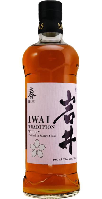 IWAI TRADITION WHISKEY HARU EDITION FINISHED IN SAKURA CASKS JAPAN 750ML