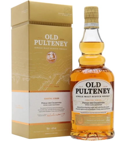 OLD PULTENEY SCOTCH SINGLE MARITIME MALT COASTAL SERIES WINE CASK MATURED 750ML