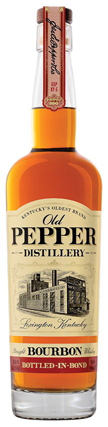JAMES E PEPPER OLD PEPPER BOURBON BOTTLE IN BOND KENTUCKY 750ML