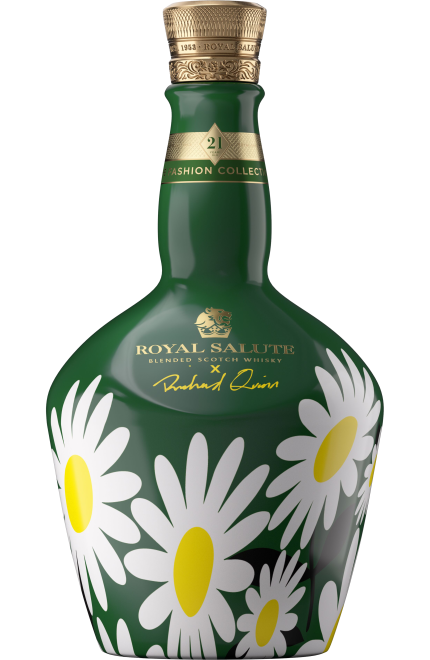 CHIVAS BROTHERS ROYAL SALUTE X RICHARD QUINN SCOTCH BLENDED FASHION DAISY COLLECTION 21YR 700ML