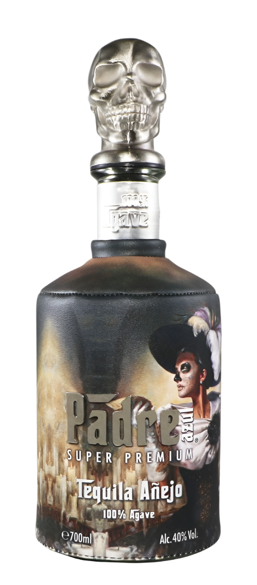 PADRE AZUL TEQUILA ANEJO SUPER PREMIUM DIA DE LOS MUERTOS EDITION 750ML - Image 1