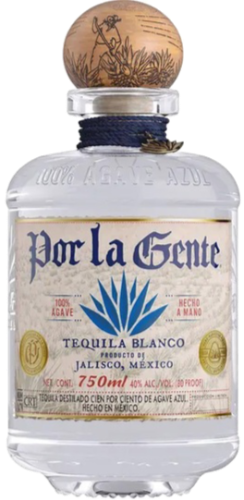 POR LA GENTE TEQUILA SILVER 750ML