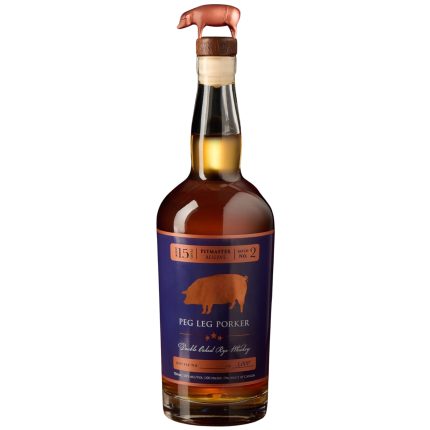 PEG LEG PORKER WHISKEY RYE DOUBLE OAK PITMASTER RESERVE RELEASE II TENNESSEE 15YR 750ML