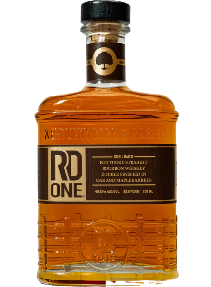 RD ONE BOURBON STRAIGHT DOUBLE FINISHED IN OAK AND MAPLE BARRELS KENTUCKY 750ML