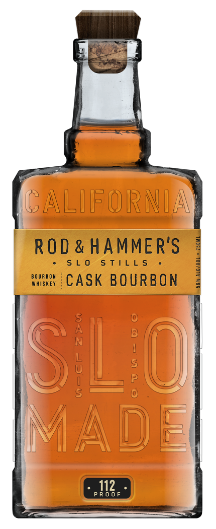 ROD & HAMMERS BOURBON STRAIGHT CASK STRENGTH CALIFORNIA 750ML