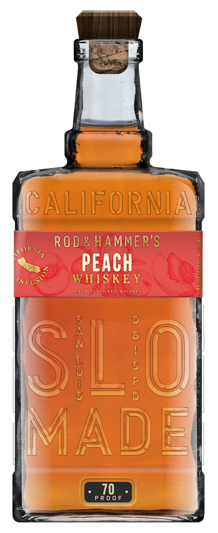 ROD & HAMMERS WHISKY PEACH FLAVORED CALIFORNIA 750ML