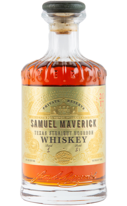 SAMUEL MAVERICK BOURBON STRAIGHT TEXAS 750ML