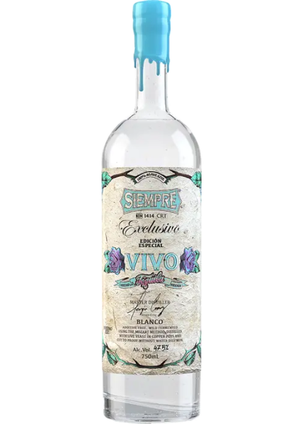 SIEMPRE TEQUILA BLANCO EXCLUSIVO VIVO 750ML