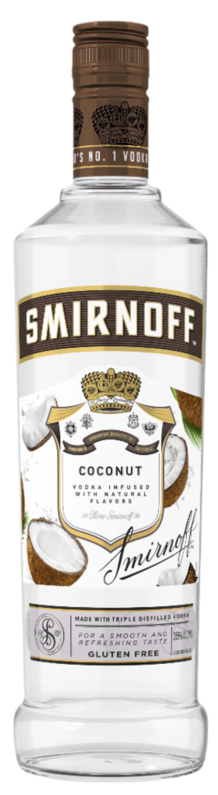 SMIRNOFF VODKA COCONUT 750ML