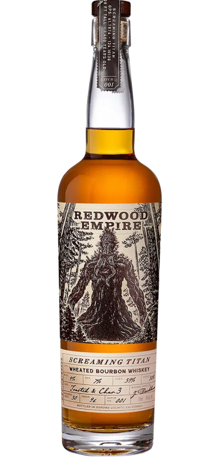 REDWOOD EMPIRE SCREAMING TITAN BOURBON WHEATED CALIFORNIA 750ML