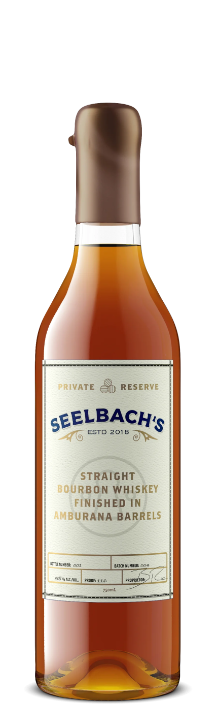 SEELBACHS BOURBON PRIVATE RESERVE FINISHED IN AMBURANA BARRELS KENTUCKY 750ML