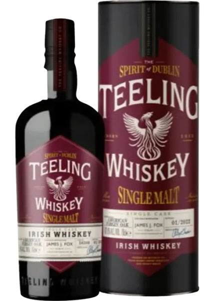 TEELING WHISKEY SINGLE MALT SINGLE RUBY PORT CASK IRISH 750ML