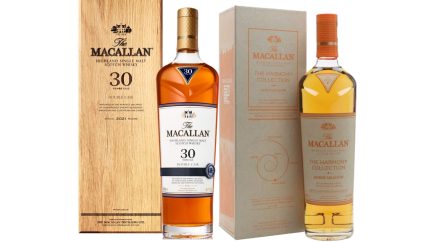 Macallan Double Cask Scotch 30YR + Macallan Harmony Amber Meadow