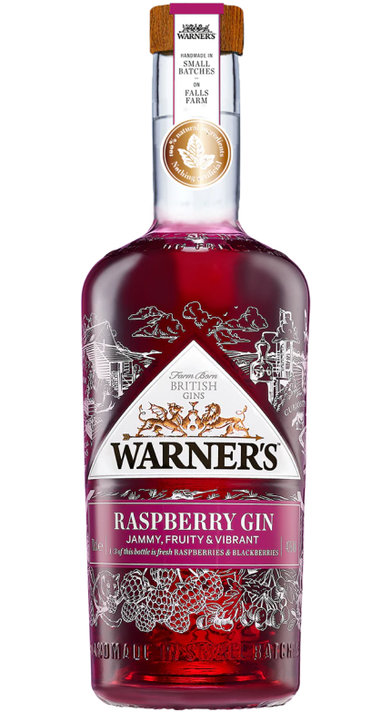 WARNERS GIN RASPBERRY ENGLAND 750ML