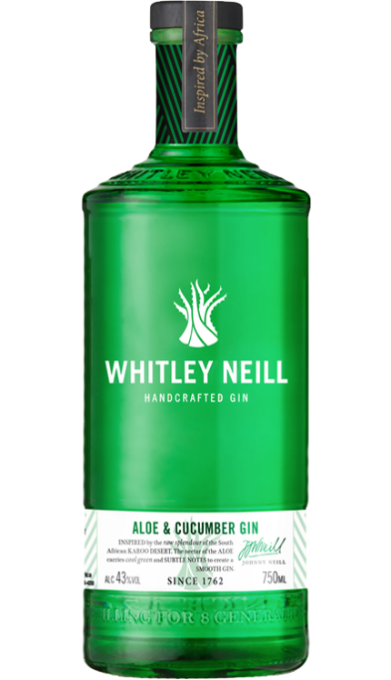 WHITLEY GIN DRY ALOE & CUCUMBER FLAVORED UNITED KINGDOM 750ML
