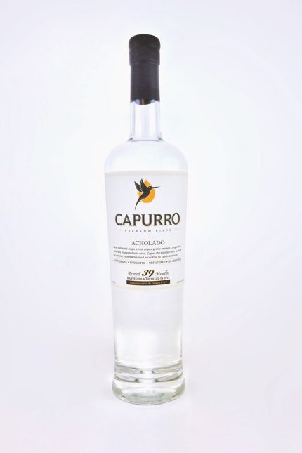 CAPURRO PISCO PREMIUM ACHOLADO RESTED 39 MONTHS 750ML