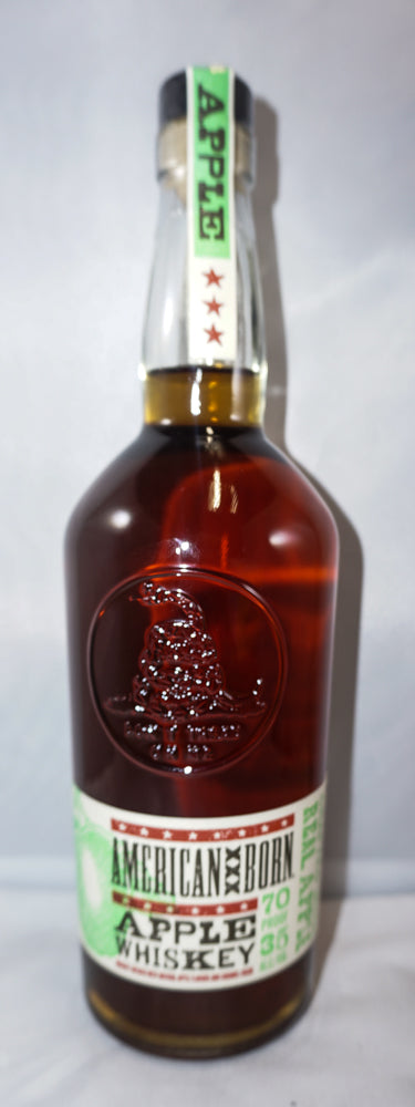 AMERICAN BORN WHISKEY APPLE FLAVOR 70PF 750ML