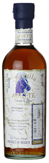 ARETTE TEQUILA ARTESANAL GRAN CLASE EXTRA ANEJO 750ML