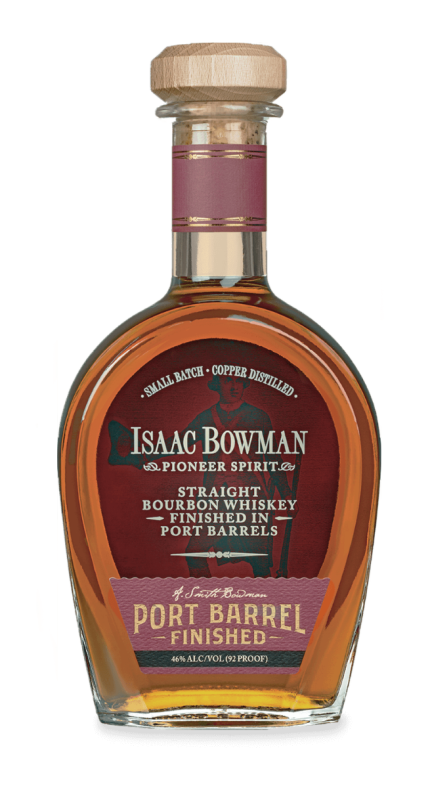 ISAAC BOWMAN BOURBON STRAIGHT PORT BARREL FINISH 750ML