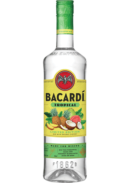 BACARDI RUM TROPICAL FLAVOR LIMITED SUMMER RELEASE 750ML