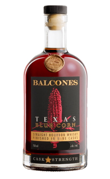 BALCONES BOURBON BLUE CORN FINISHED IN WINE CASKS TEXAS 750ML