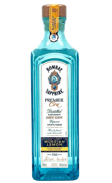 BOMBAY SAPPHIRE GIN DRY PREMIER CRU MURCIAN LEMON LONDON 700ML