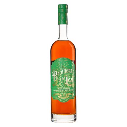 BROTHERS OF THE LEAF WHISKEY RYE STRAIGHT FINISHED IN TOASTED WHITE OAK CASKS KENTUCKY 750ML