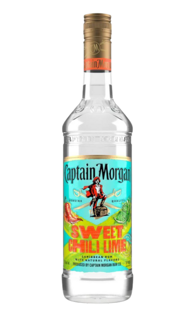CAPTAIN MORGAN RUM SWEET CHILI LIME FLAVOR CARIBBEAN 750ML