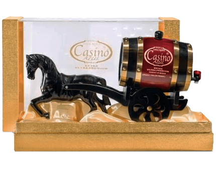 CASINO AZUL TEQUILA EXTRA ANEJO ULTRA PREMIUM HORSE AND CARRIAGE 1LI