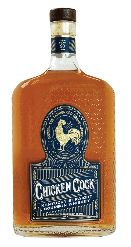CHICKEN COCK BOURBON STRAIGHT KENTUCKY 750ML