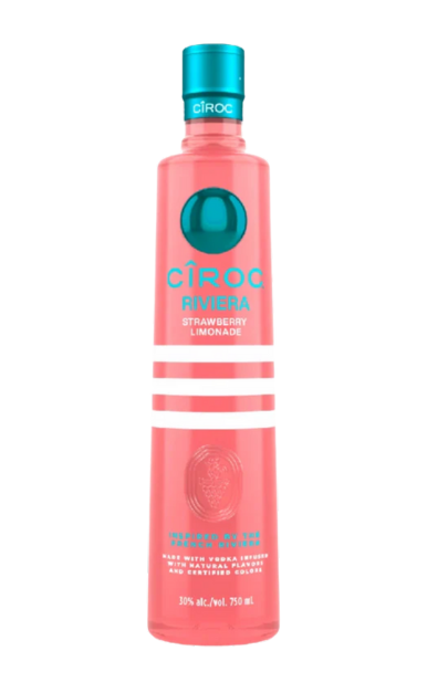 CIROC VODKA RIVIERA STRAWBERRY LIMONADE FRANCE 750ML
