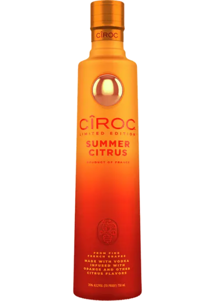 CIROC VODKA SUMMER CITRUS FRANCE 750ML