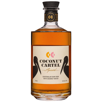 COCONUT CARTEL RUM DARK WITH COCONUT WATER GUATEMALA 750ML