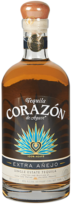 CORAZON TEQUILA EXTRA ANEJO SINGLE ESTATE 750ML