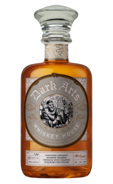 DARK ARTS BOURBON STRAIGHT FINISHED IN TOASTED MIZUNARA CASK STAVES KENTUCKY 750ML