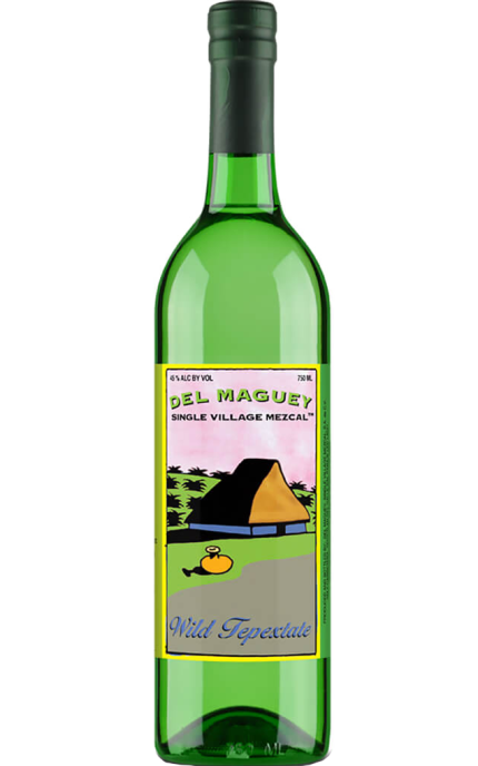 DEL MAGUEY MEZCAL SINGLE VILLAGE WILD TEPEXTATE 750ML